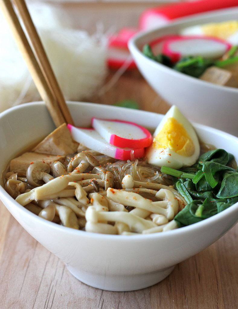 Miso Soup With Vermicelli Mushrooms Tofu And Hard Boiled Egg 30 Recipes That Put An Egg On