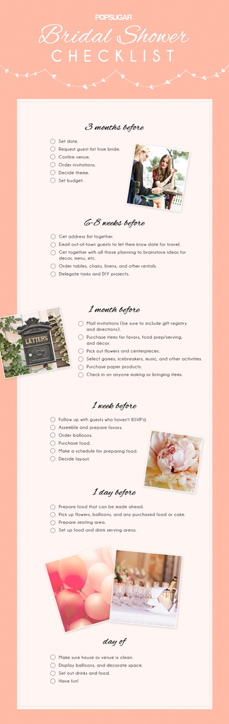 Bridal Shower Checklist The Ultimate Bridal Shower Checklist 