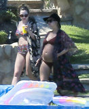 Ashlee Simpson Shows Her Pregnant Belly in a Bikini!