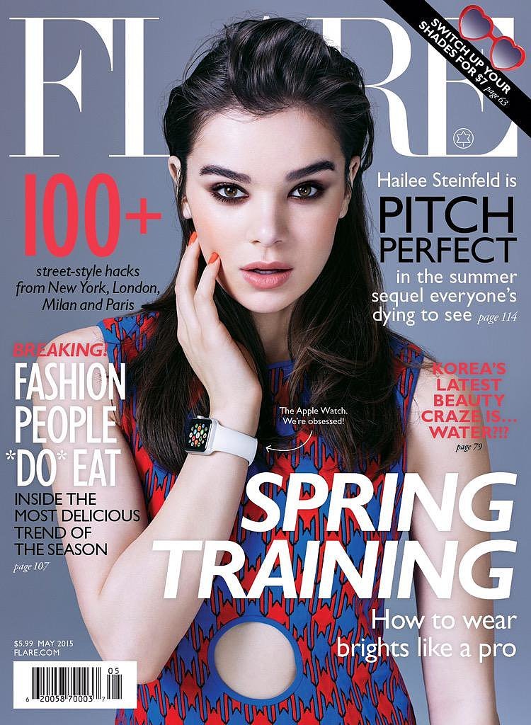 FASHION Magazine Winter 2017 Cover: Hailee Steinfeld  Fashion magazine  cover, Fashion magazine, Magazine cover design
