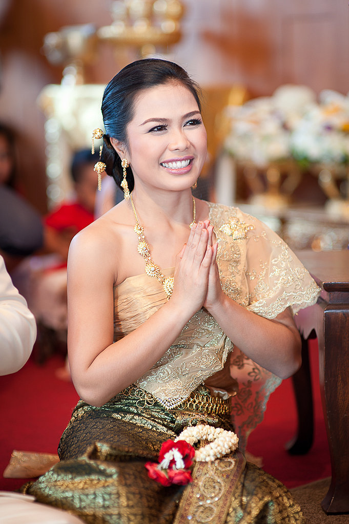 Thailand 19 Stunning Wedding Dresses From Around The World Popsugar Fashion