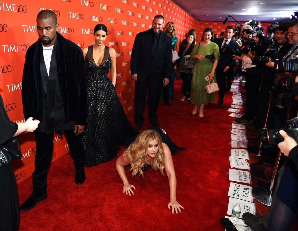 Amy Schumer Pranks Kim Kardashian and Kanye West Pictures POPSUGAR