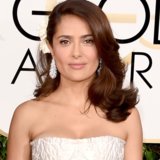 Salma Hayek Puts Brave Face