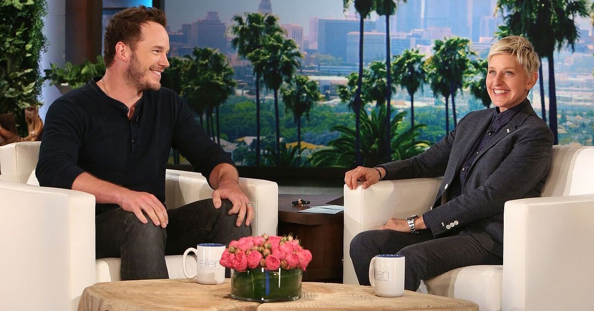 Chris Pratt On The Ellen Degeneres Show April 2015 Video Popsugar Celebrity