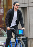 Robert Pattinson Makes Casual Bike