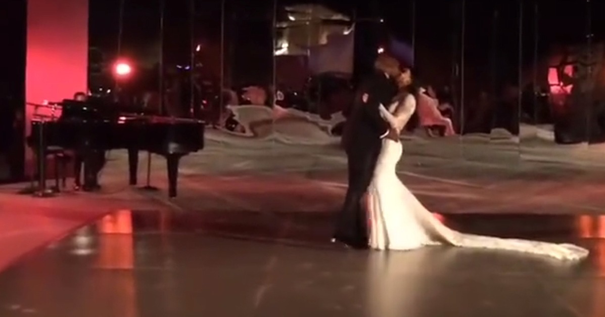 Kim Kardashian And Kanye Wests First Dance At Wedding Video Popsugar 