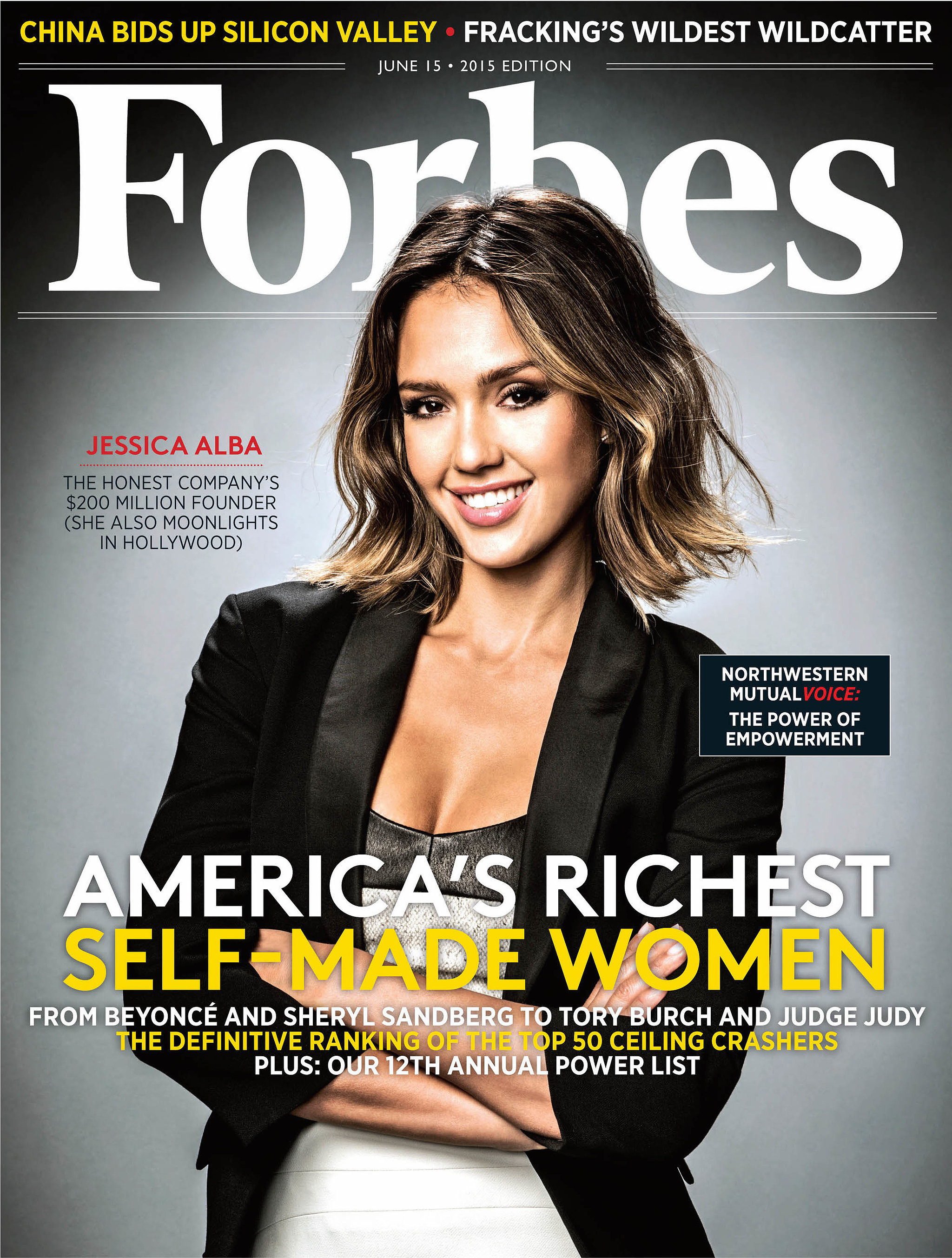 Jessica Alba on the Cover of Forbes June 2015 POPSUGAR Latina