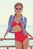 24 Red, White, and Blue Swimsuits That Go Beyond the Fourth of July