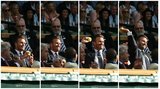 David Beckham Catches Stray Ball