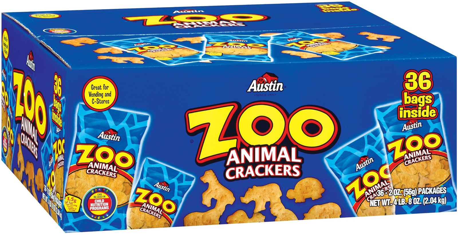 Austin's Zoo Animal Crackers | Nut-Free Snacks For Moms Who Buy in Bulk