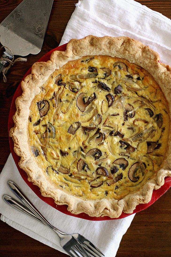 Caramelized Shallot and Mushroom Quiche 70 MakeAhead Brunch Recipes