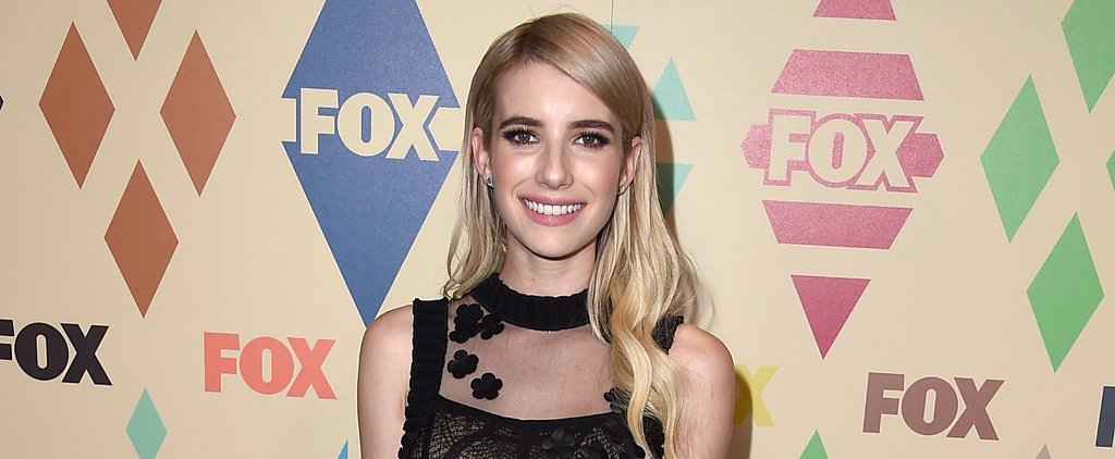 Even Emma Roberts Has to Improvise During Red Carpet Prep