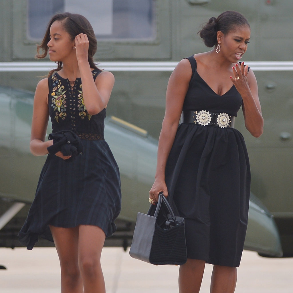 Malia and Michelle Obama Wearing Similar Clothes | POPSUGAR Fashion