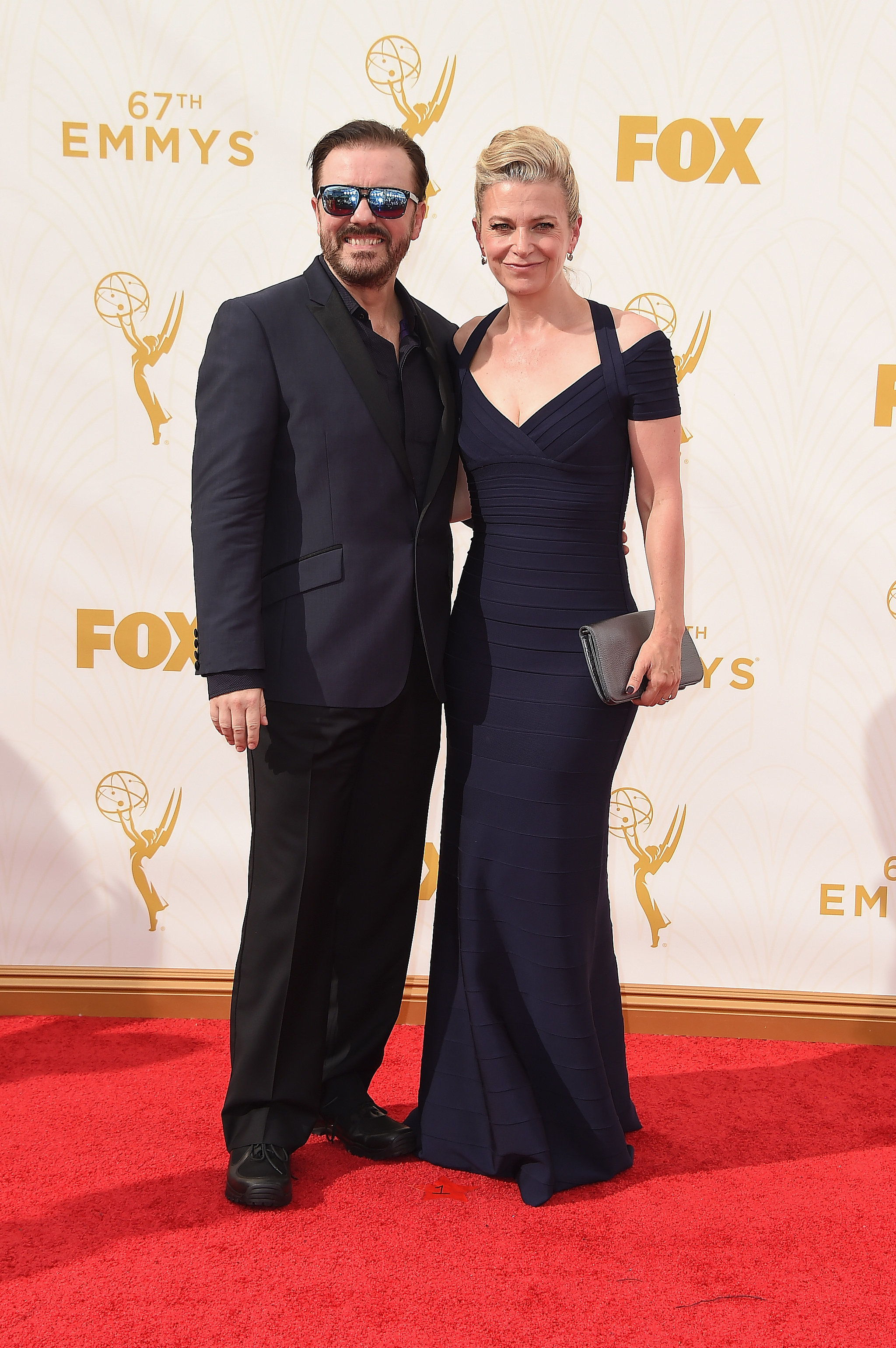 Ricky Gervais and Jane Fallon | Hollywood Couples Showed a Whole Lot of