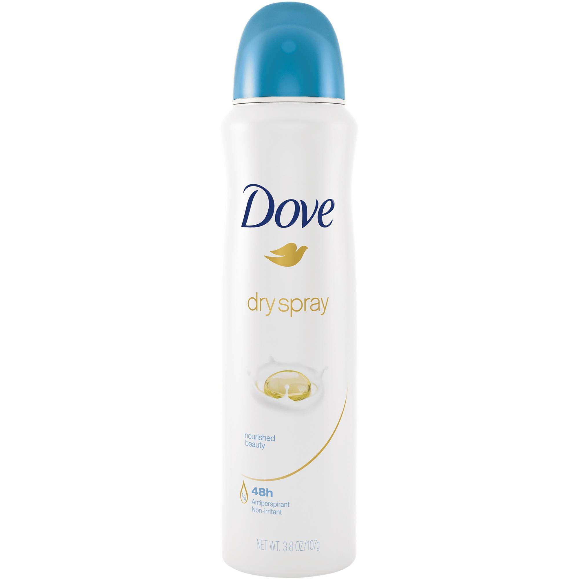 Dove Dry Spray Antiperspirant 9 Deodorants Workout Instructors Pack