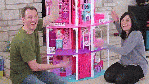 how long to put together barbie dream house