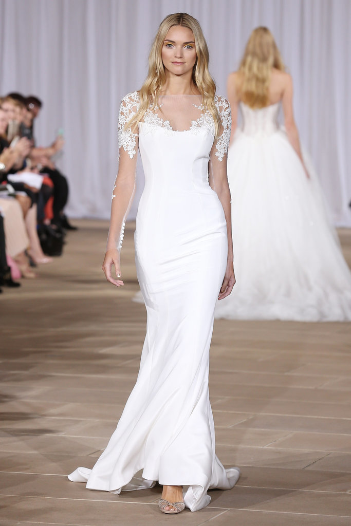 Simple wedding dresses at Bridal Fashion Week