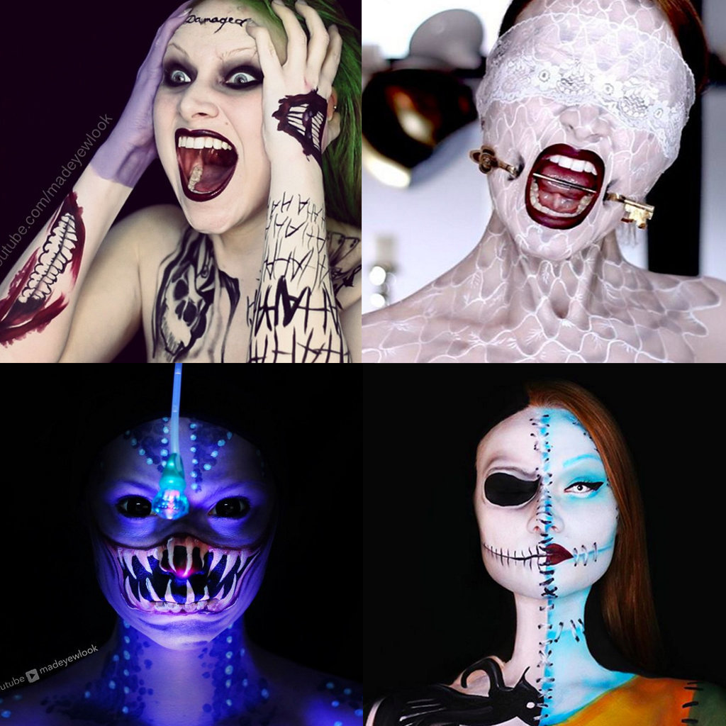 Halloween Makeup Tutorials by MadeYewLook POPSUGAR Beauty - Tutorial Makeup Halloween Halloween Makeup Tutorials by MadeYewLook POPSUGAR Beauty - Tutorial Makeup Halloween
