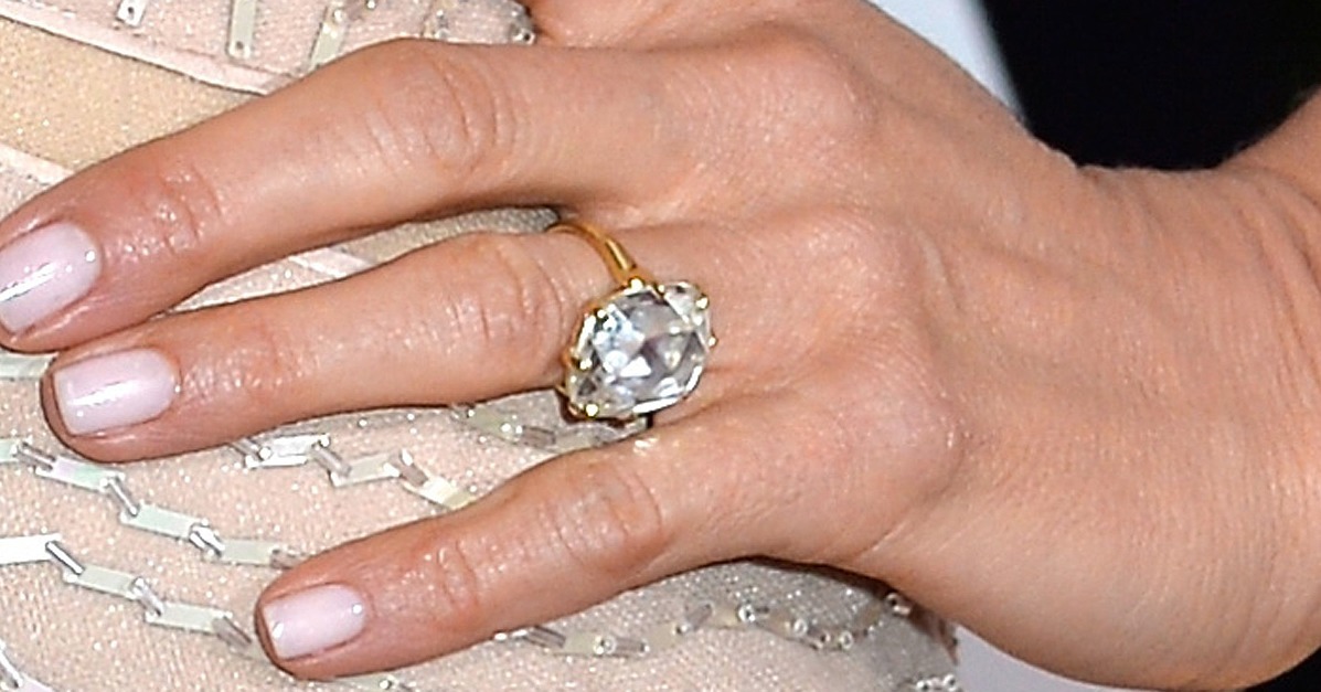 Biggest Celebrity Engagement Rings POPSUGAR Celebrity