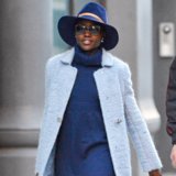 Lupita Nyong'o's Street Style Makes Us Feel Anything But Blue