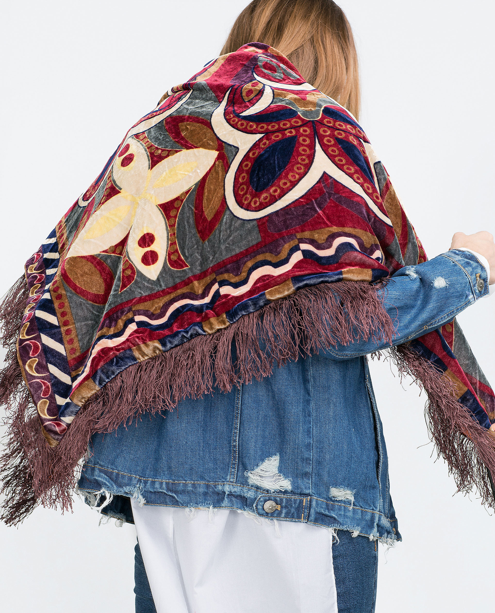 Zara Fringed Scarf (70) 26 Cozy Gifts For the Girl Who Just Wants to