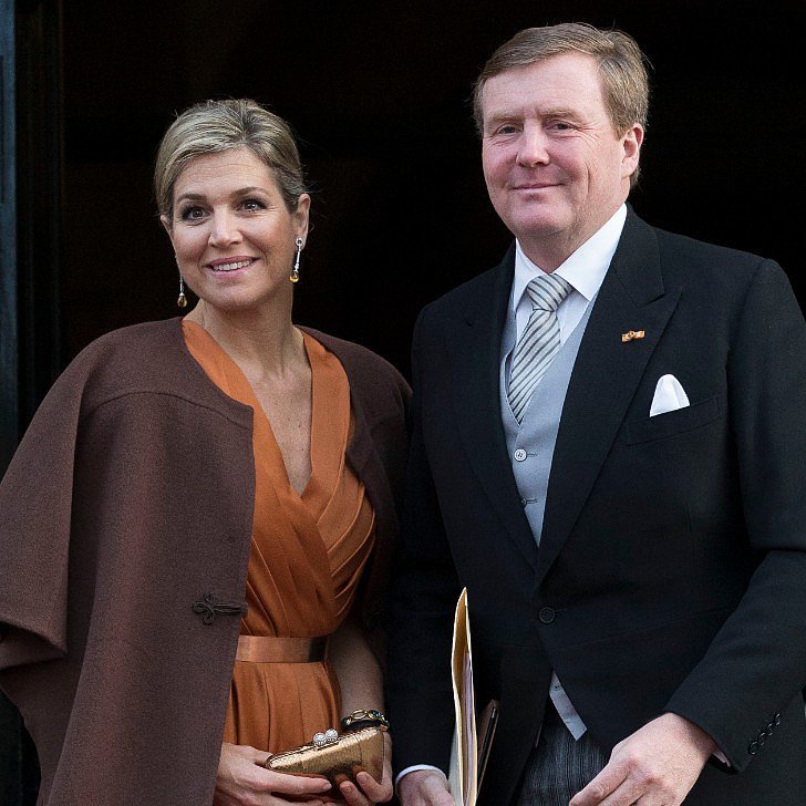 Queen Maxima's Orange Dress Pictures POPSUGAR Latina