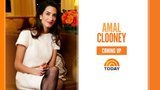 Amal Clooney Chooses a White Dress Worth Talking About For Her First TV Interview