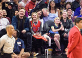 Cool Conan O'Brien Sits Courtside