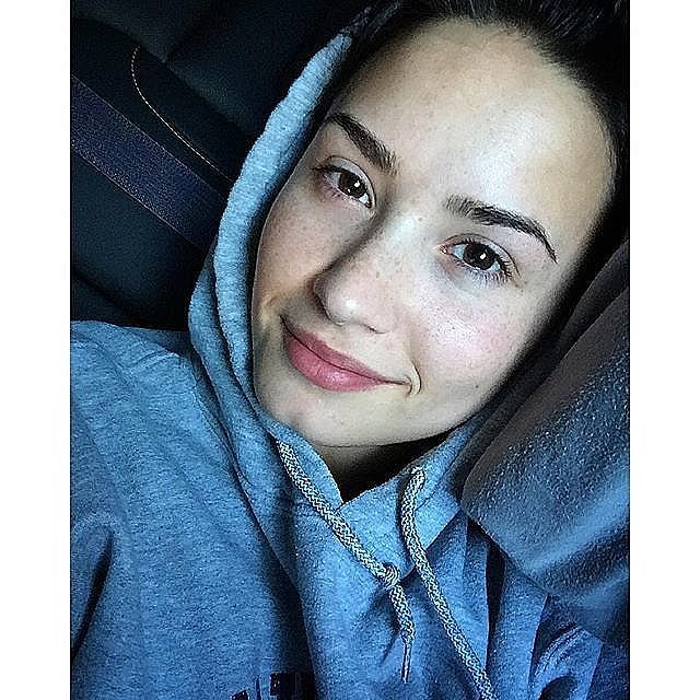 Demi Lovato No-Makeup Selfies | POPSUGAR Beauty Australia
