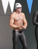 Efron Goes Shirtless Swimming Lesson