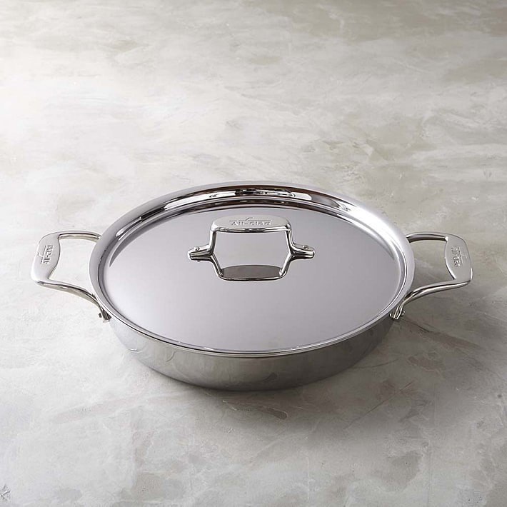 All-Clad D5 Stainless-Steel Nonstick All-in-One 4-Quart Pan | Welcome