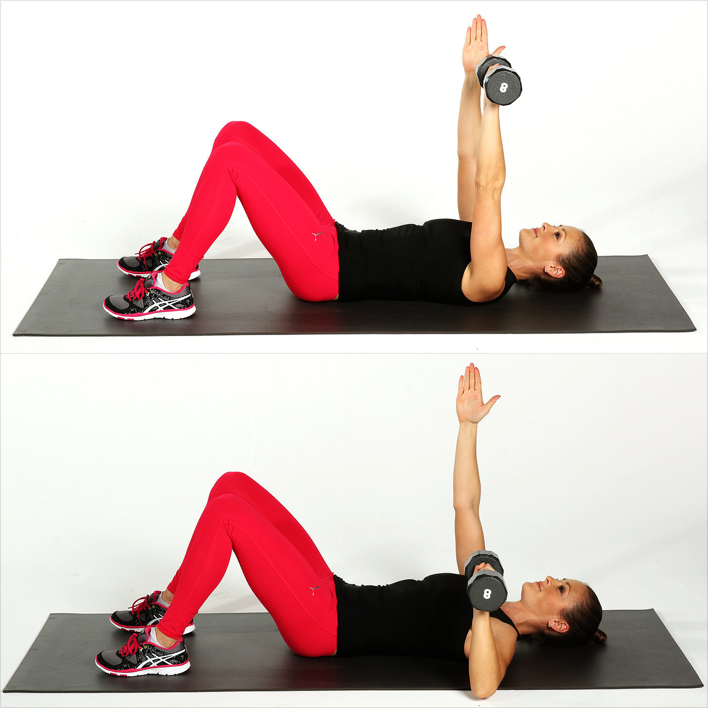 Single Arm Chest Press The 3 Move Workout For When Youre Pressed For Time Popsugar Fitness 