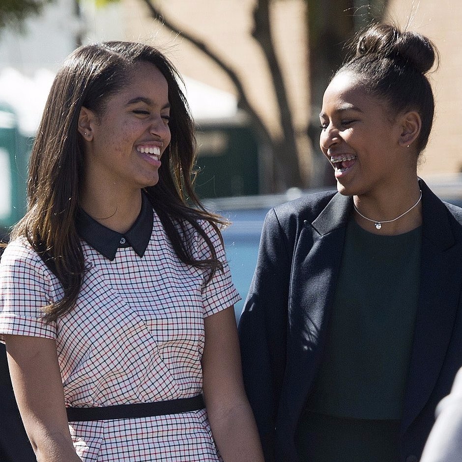 Sasha And Malia Obama Through The Years Popsugar Celebrity