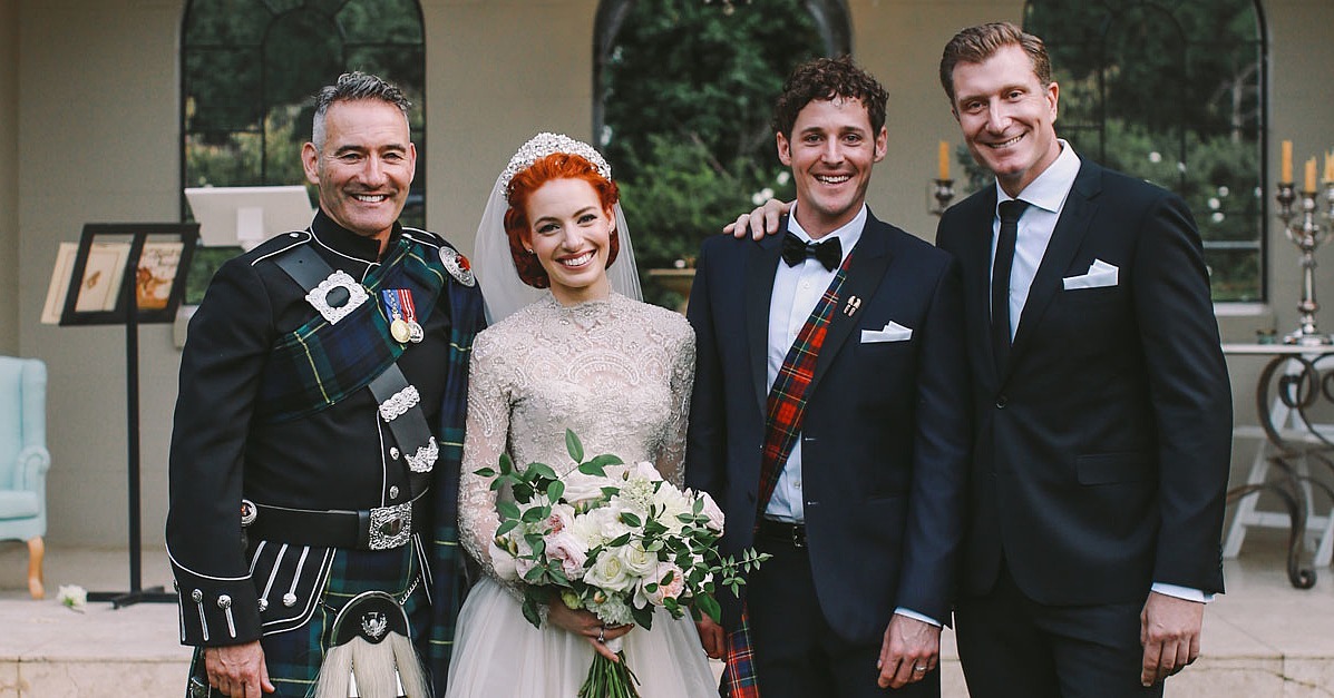 Emma Watkins and Lachlan Gillespie The Wiggles Wedding POPSUGAR Celebrity Australia