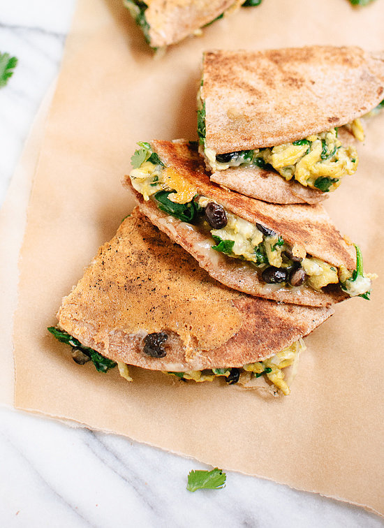 Breakfast Quesadillas With Spinach and Black Beans | 20 Recipes That ...