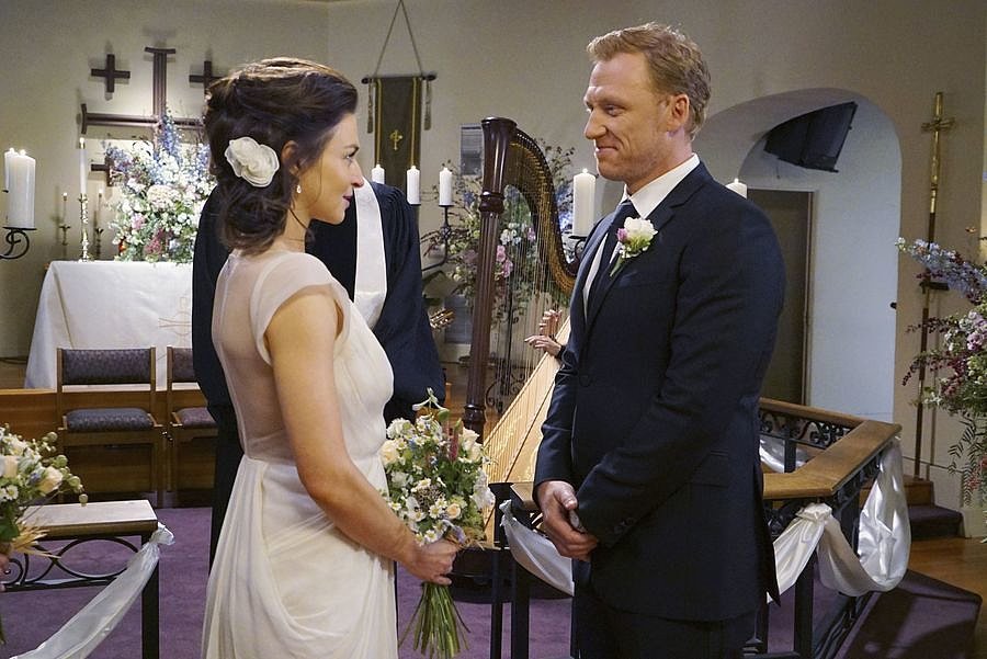 Grey's Anatomy Amelia and Owen's Wedding Pictures POPSUGAR Entertainment