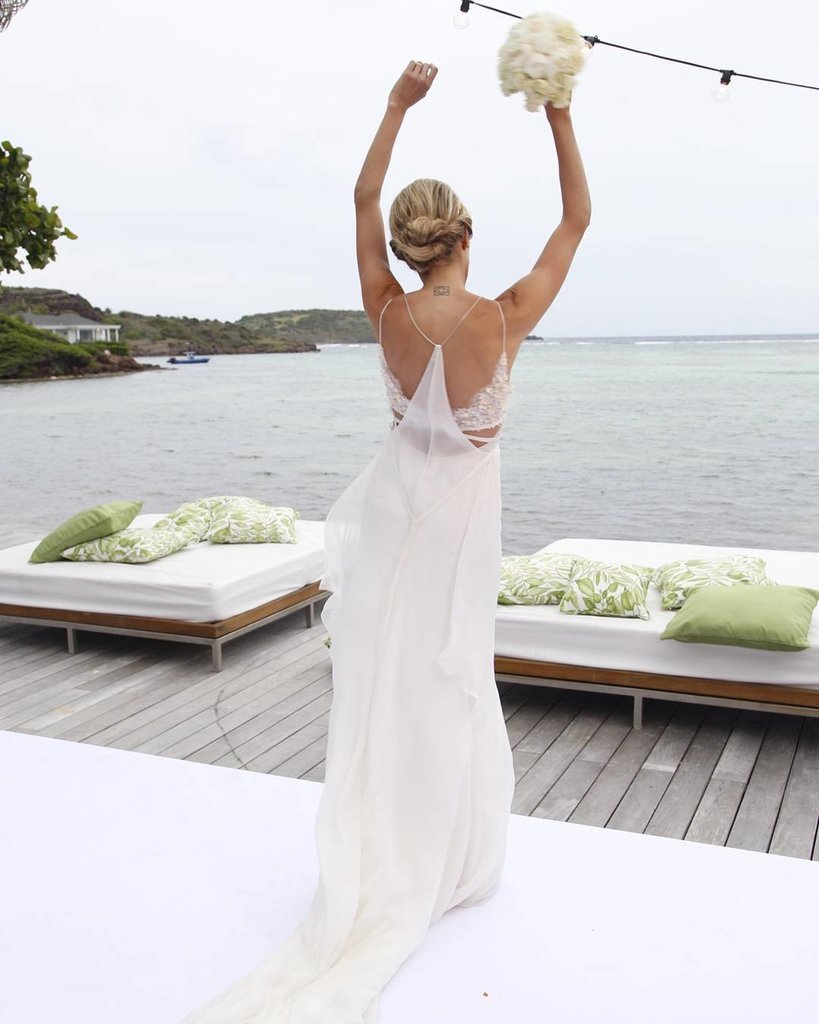 Helena Bordon&rsquo;s Calvin Klein Wedding Dress | POPSUGAR Fashion