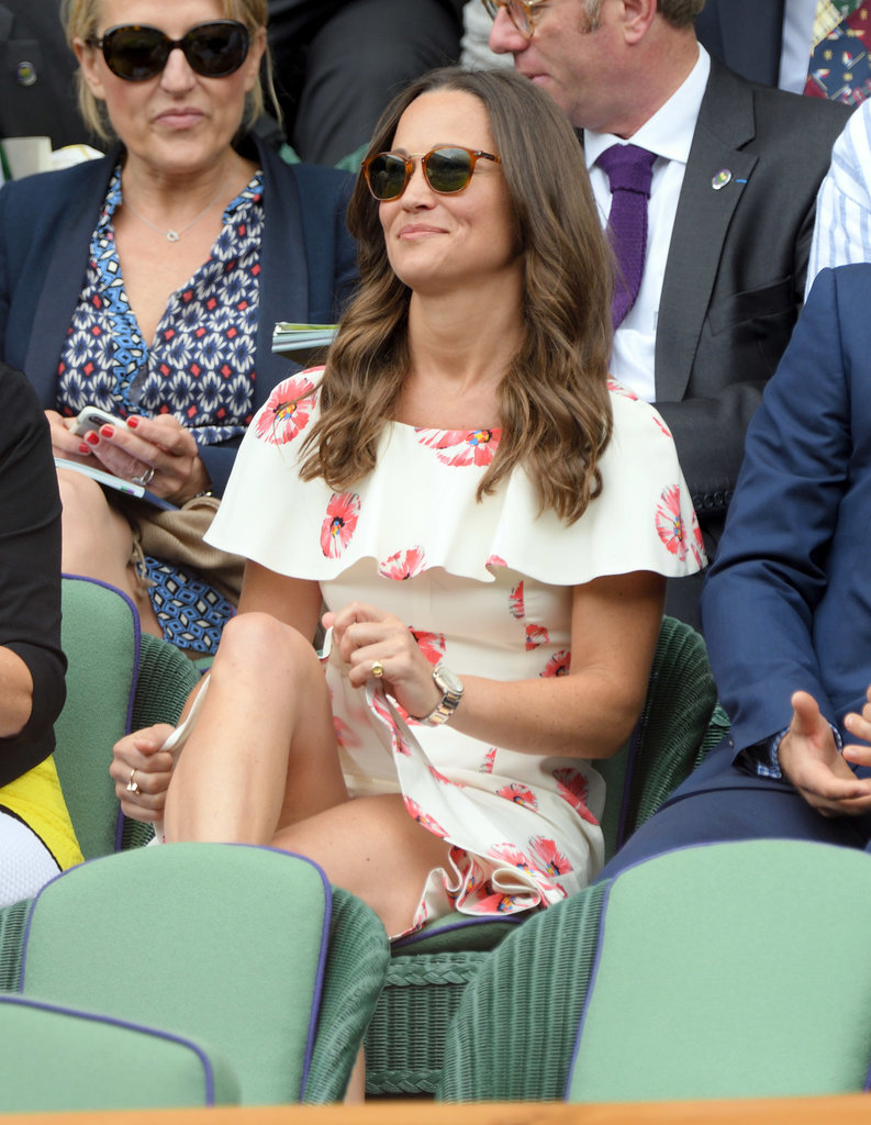 Pippa Middleton's Floral Dress at Wimbledon 2016 POPSUGAR Fashion