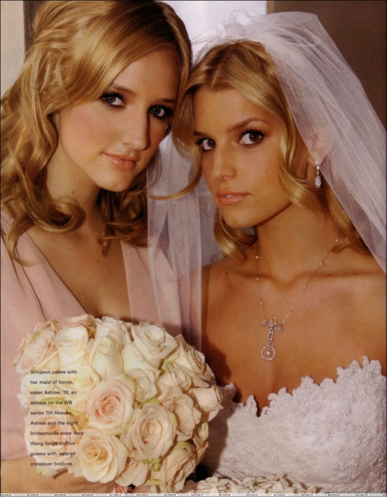 Jessica Simpson S Wedding Hair Popsugar Love And Sex