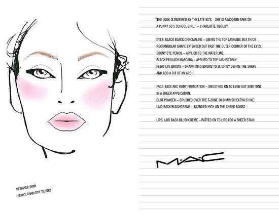 M.A.C. Makeup Looks From The Fall 2009 Shows: Part Two M.A.C. Makeup Looks From The Fall 2009 Shows: Part Two