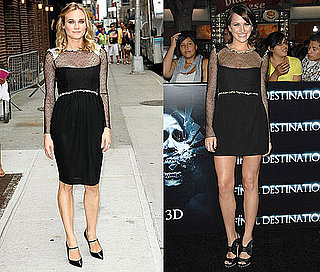 Diane Kruger and Shantel VanSanten Both Wear Chanel's Black Sheer Dress Diane Kruger and Shantel VanSanten Both Wear Chanel's Black Sheer Dress