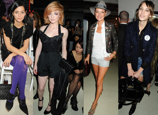 Photos From The Front Rows At London Fashion Week Shows Including Alexa Chung, Leigh Lezark, Kate Moss, Roisin Murphy, Photos From The Front Rows At London Fashion Week Shows Including Alexa Chung, Leigh Lezark, Kate Moss, Roisin Murphy,