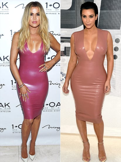 khloe kardashian pink dress