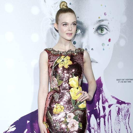 Elle Fanning Dolce and Gabbana Dress at Neon Demon Premiere