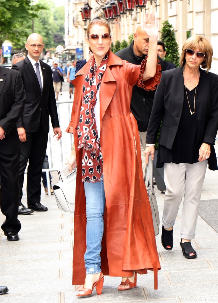 But Celine Can Work the Same Style in Orange, Too
