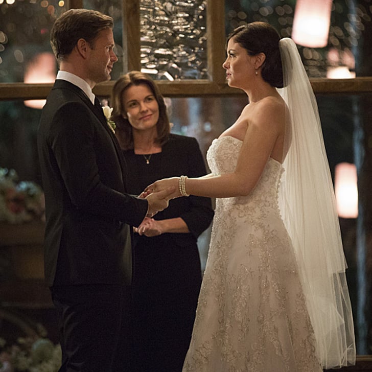 The Vampire Diaries Alaric and Jo's Wedding Pictures POPSUGAR