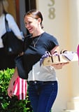 Jennifer Garner Smiles During Sunny