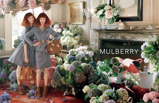 Mulberry's Secret Garden Spring '11 Ad Campaign Starring Lindsey Wixson