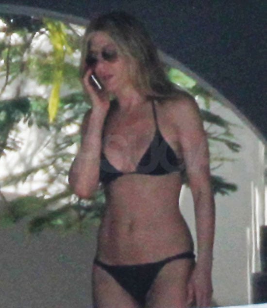 Jennifer Aniston Purple Bikini 116
