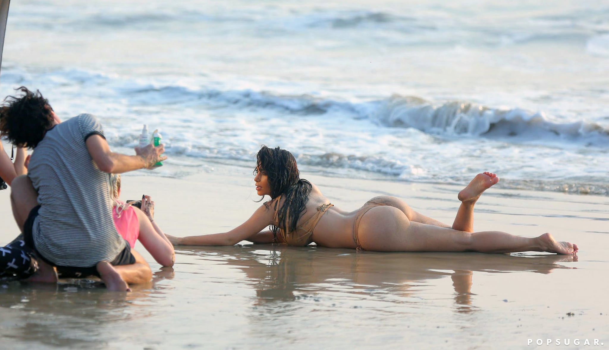Kim Kardashian S Casual Thong Bikini Shoot The 40 Best